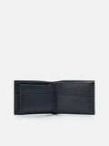PEDRO Saffiano Leather Bi-Fold Wallet with Insert- Navy