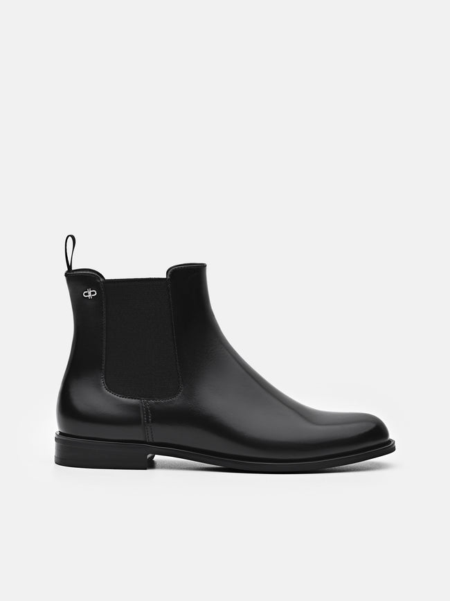 PEDRO Meg Leather Chelsea Boots- Black