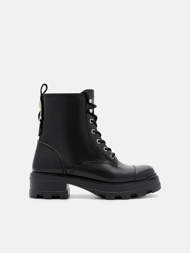 PEDRO  Leather Boots - Black