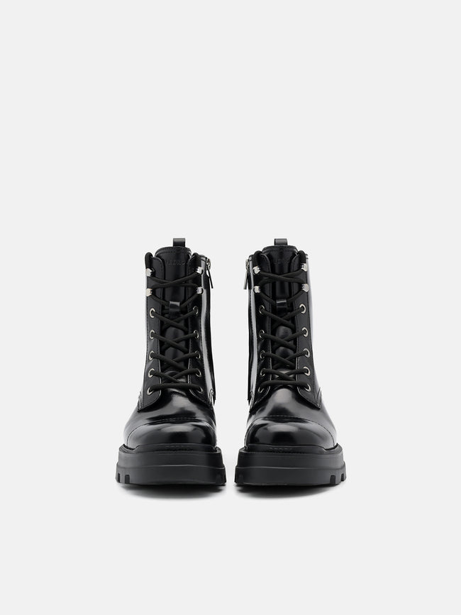 PEDRO  Leather Boots - Black