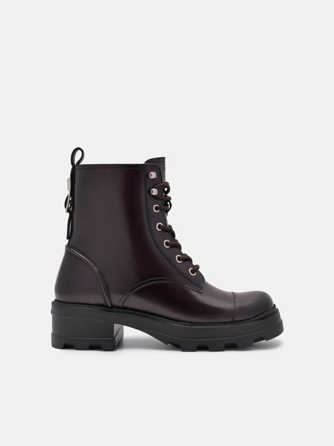 PEDRO  Leather Boots - Wine