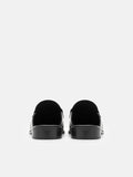 PEDRO Mackenzie Leather Mule Loafers -Black