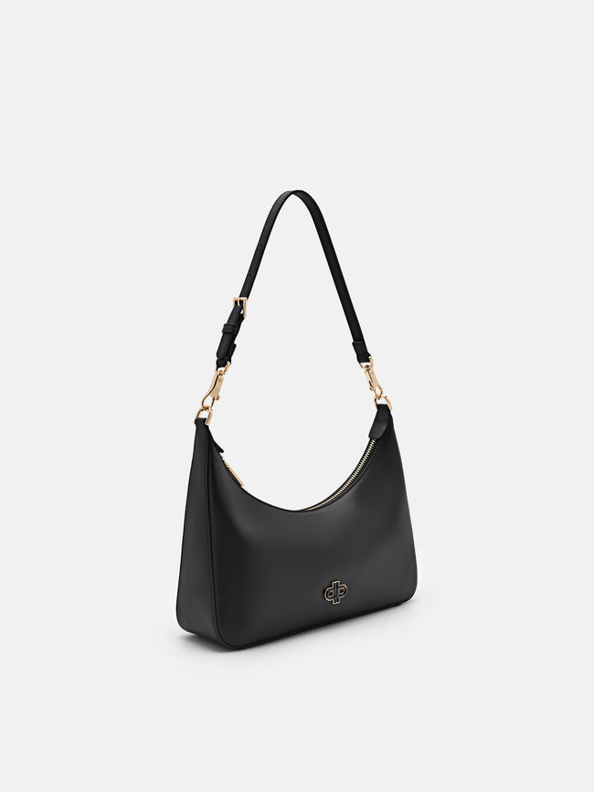 PEDRO Leather Hobo Bag- Black
