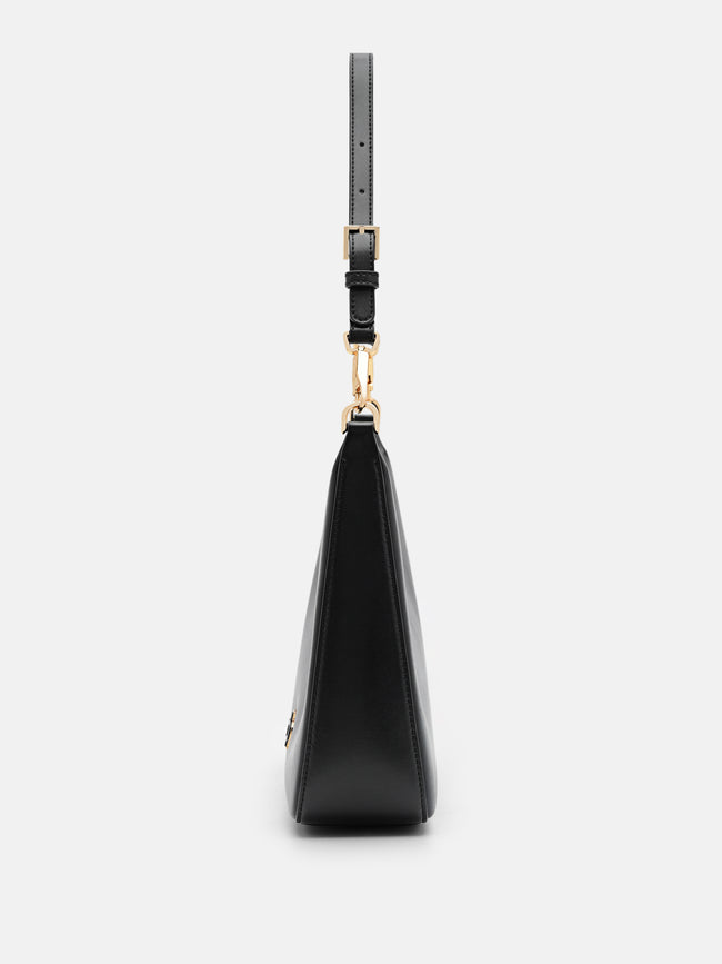 PEDRO Leather Hobo Bag- Black