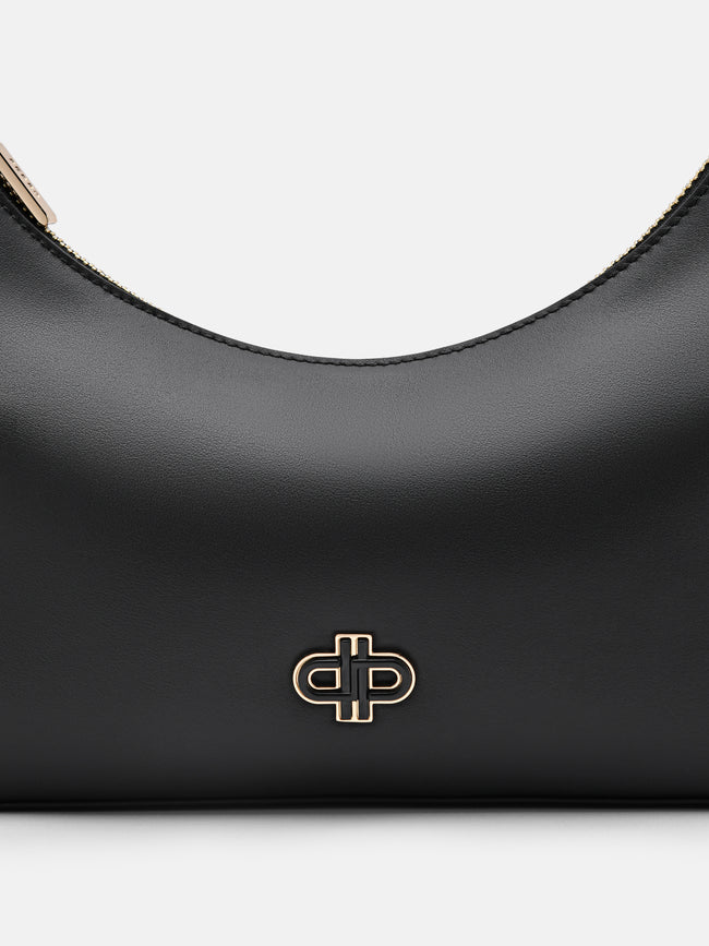 PEDRO Leather Hobo Bag- Black