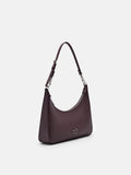 PEDRO Leather Hobo Bag- Wine