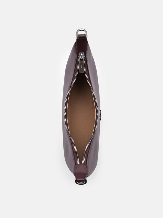 PEDRO Leather Hobo Bag- Wine