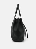 PEDRO Demi Oversized Leather Tote Bag- Black