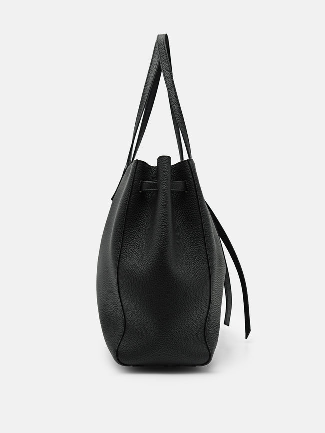 PEDRO Demi Oversized Leather Tote Bag- Black