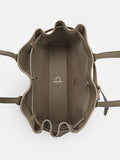 PEDRO Demi Oversized Leather Tote Bag-Taupe