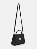 PEDRO  Leather Handbag- Black