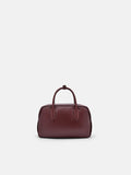 PEDRO Leather Bowling Bag- Wine