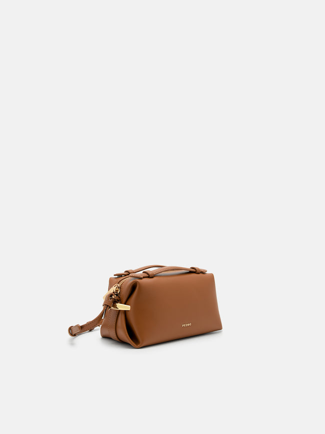 PEDRO Lia Mini Bowling Bag- Cognac