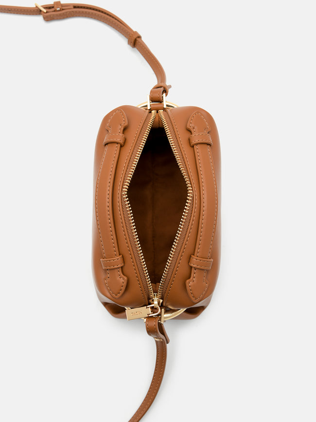 PEDRO Lia Mini Bowling Bag- Cognac