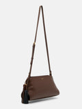 PEDRO Tassel Shoulder Bag- Dark Brown