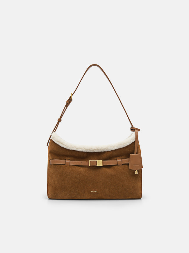 PEDRO Shoulder Bag- Cognac