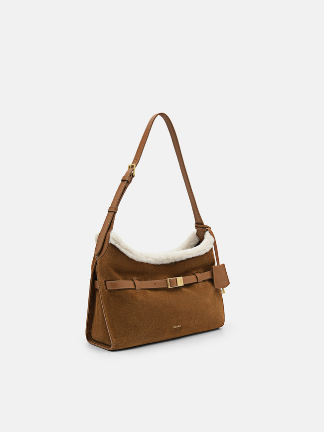 PEDRO Shoulder Bag- Cognac