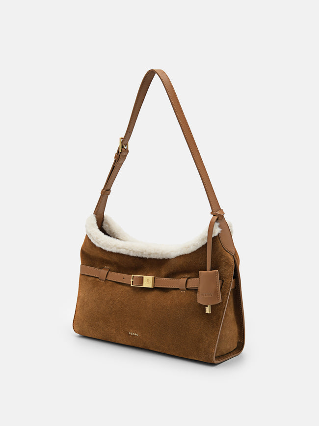 PEDRO Shoulder Bag- Cognac