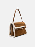 PEDRO Large Shoulder Bag- Cognac