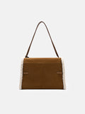 PEDRO Large Shoulder Bag- Cognac