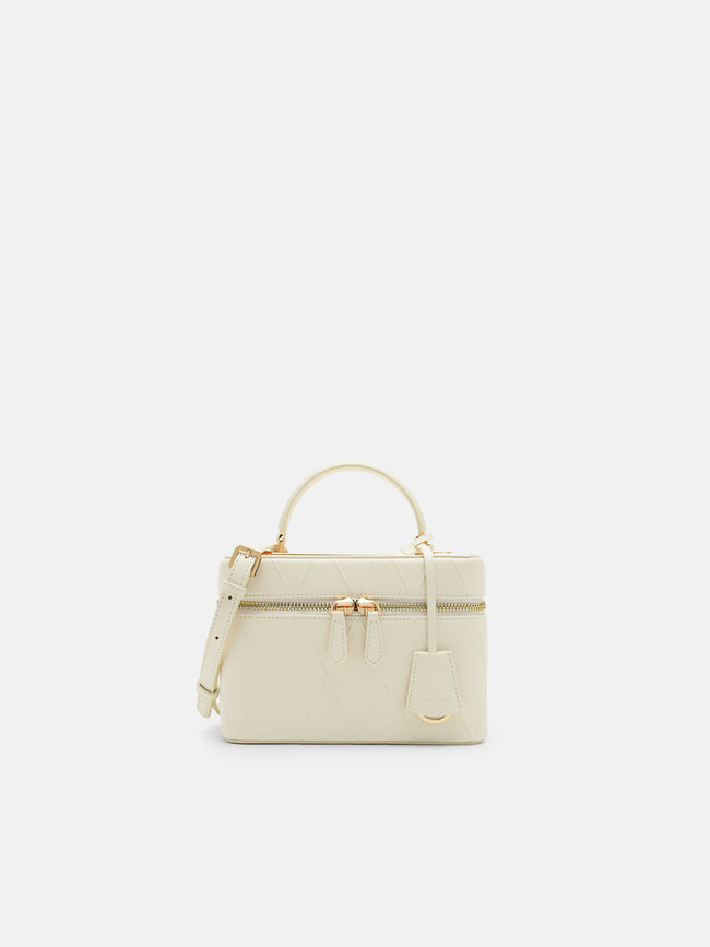 Ari Boxy Shoulder Bag- Chalk