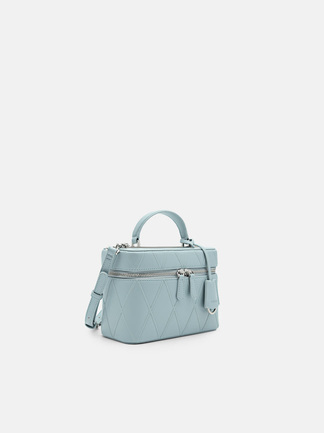 Ari Boxy Shoulder Bag- Light Blue