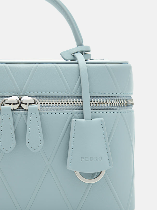 Ari Boxy Shoulder Bag- Light Blue