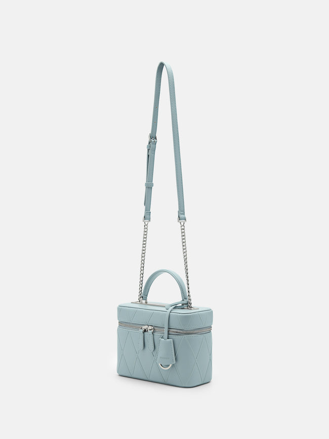 Ari Boxy Shoulder Bag- Light Blue