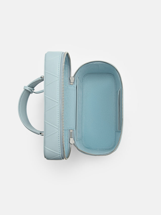 Ari Boxy Shoulder Bag- Light Blue