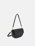 PEDRO Leather Shoulder Bag- Black