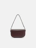 PEDRO Leather Shoulder Bag- Wine