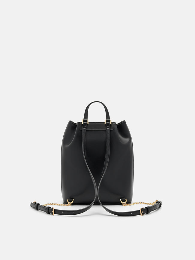 PEDRO Drawstring Backpack- Black