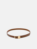 PEDRO Leather Pin Belt- Cognac