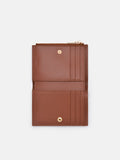 PEDRO  Leather Bi-Fold Wallet- Cognac
