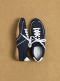 CHARLES & KEITH Women Louise Contrast-Trim Sneakers_Dark Blue