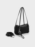 CHARLES & KEITH Women Mini Levy Nylon Shoulder Bag -Noir