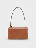 CHARLES & KEITH Women Acelynn Rope-Chain Shoulder Bag_Distressed Tan