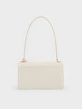 CHARLES & KEITH Women Acelynn Rope-Chain Shoulder Bag_Cream