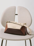 CHARLES & KEITH Women Nasrin Geometric Shoulder Bag_Multi Brown