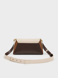 CHARLES & KEITH Women Nasrin Geometric Shoulder Bag_Multi Brown