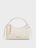 CHARLES & KEITH Women Hazel Bow Top Handle Bag_Cream