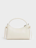 CHARLES & KEITH Women Hazel Bow Top Handle Bag_Cream