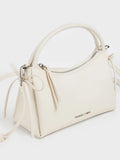 CHARLES & KEITH Women Hazel Bow Top Handle Bag_Cream