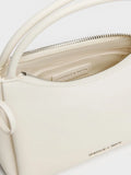 CHARLES & KEITH Women Hazel Bow Top Handle Bag_Cream