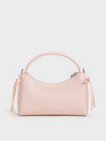 CHARLES & KEITH Women Hazel Bow Top Handle Bag_Soft Pink