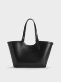 CHARLES & KEITH Women XL Enola Tote Bag_Black