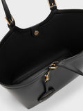 CHARLES & KEITH Women XL Enola Tote Bag_Black