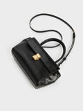 CHARLES & KEITH Women Acelynn Rope-Chain Tote Bag -Black