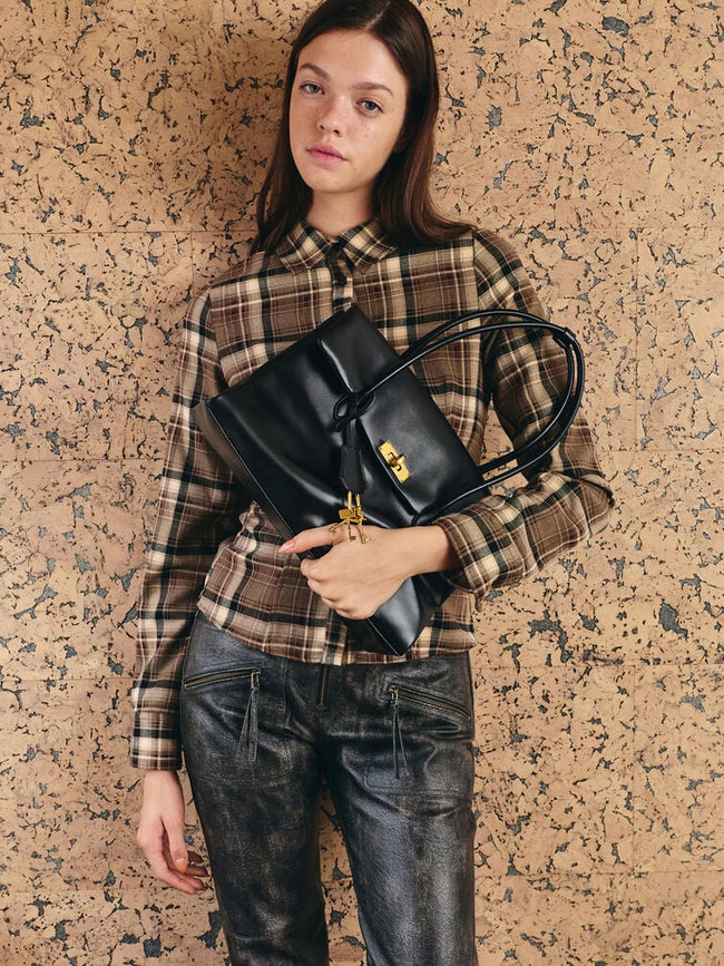 CHARLES & KEITH Women Kerry Trapeze Tote Bag_Black