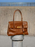 CHARLES & KEITH Women Kerry Trapeze Tote Bag_Distressed Tan